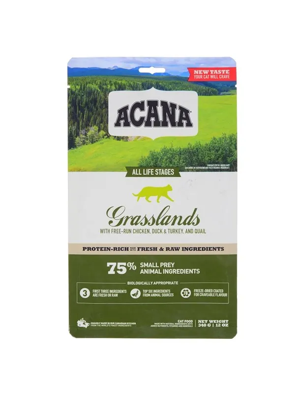 Acana Grasslands Dry Cat Food 340g