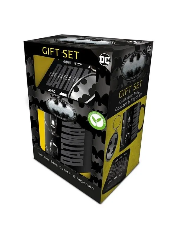 Pyramid - Batman (Mug Coaster & Keychain) - Gavepakke