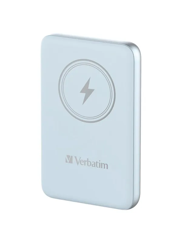 Verbatim Charge 'n' Go wireless power bank - magnetic mount - Li-pol - 24 pin USB-C - 20 Watt Nødlader - 10000 mAh