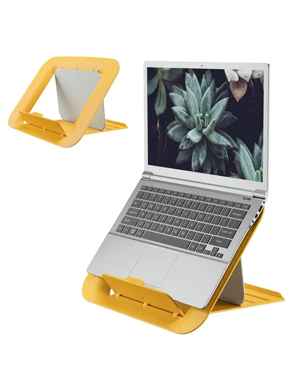 Leitz Ergo Cosy justerbart laptopstativ, Varmgul