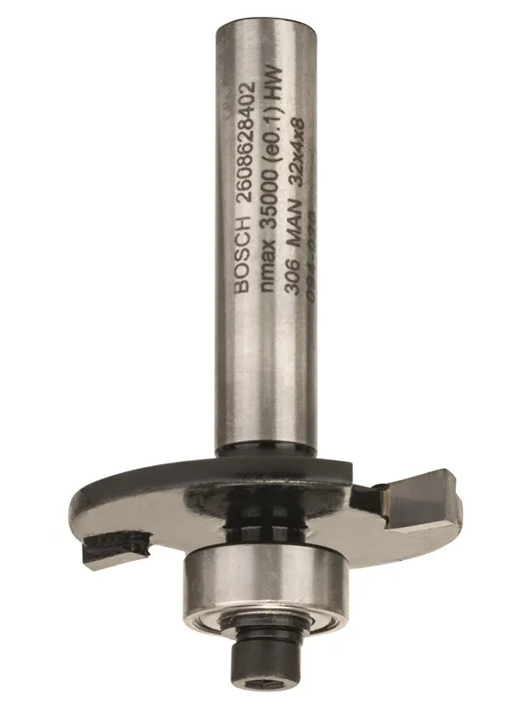 Bosch Skivenotfres, 8 mm, D1 32 mm, L 4 mm, G 51 mm 8 mm, D1 32 mm, L 4 mm, G 51 mm