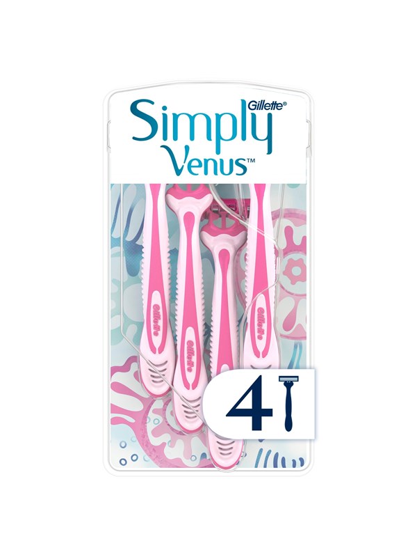 Gillette-Venus Simply Venus 3 - 4 pcs