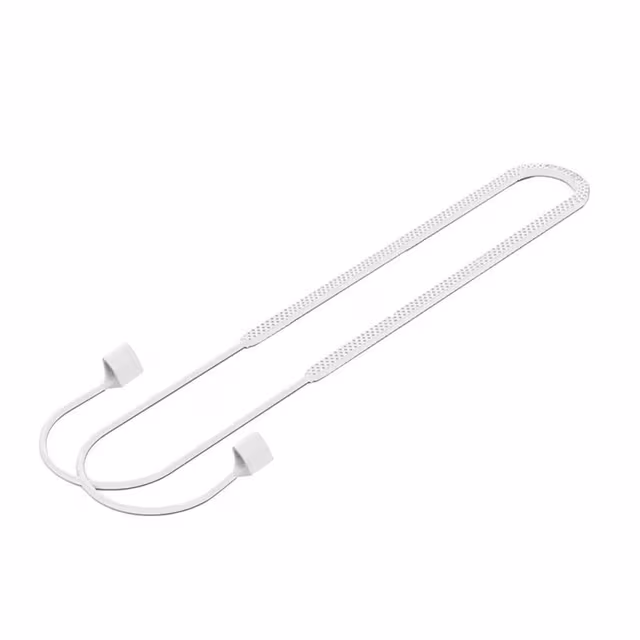 Silikonstreng Neckband Airpods - Hvit