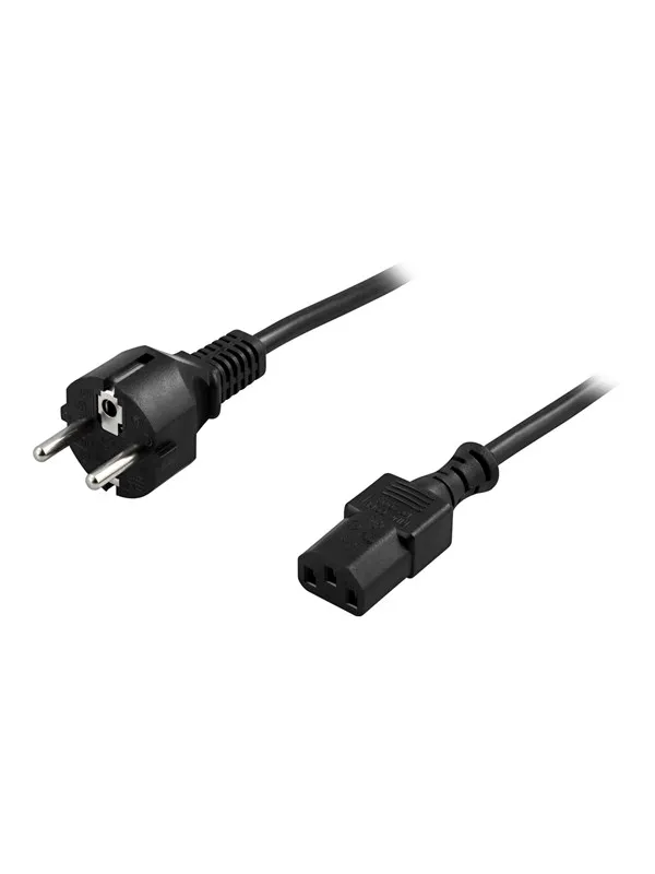 Deltaco DEL-111M - power cable - power CEE 7/7 to power IEC 60320 C13 - 5 m