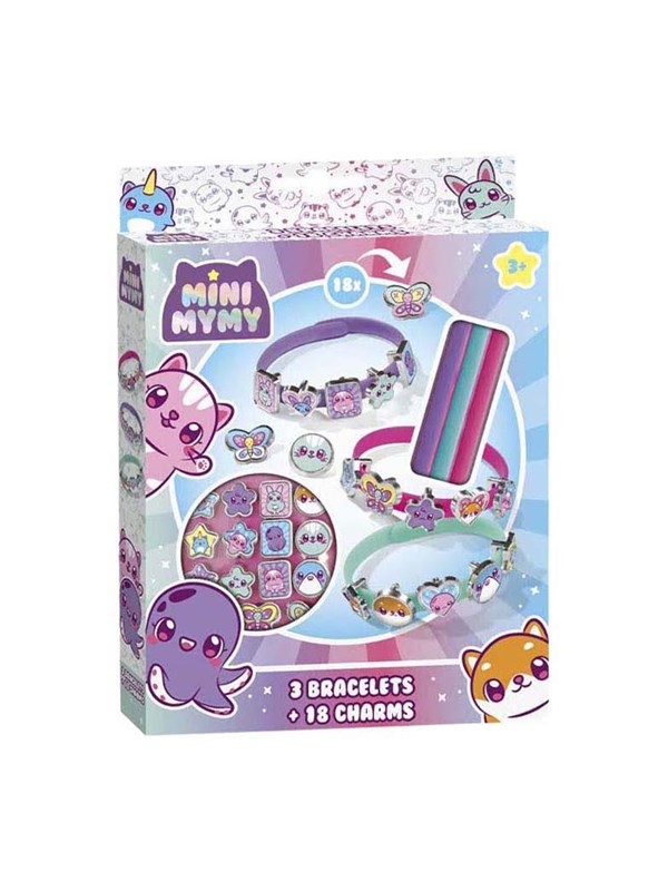 Creative Craft Group Mini MyMy 3 Bracelets & 18 Charms