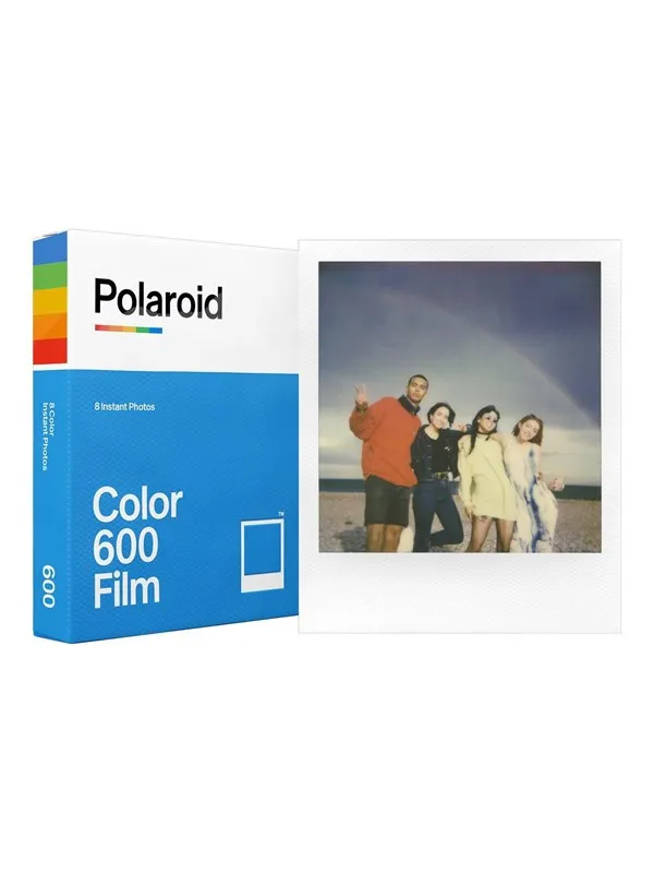 Polaroid Color Film 600 Type (8 exposures) - White Frame