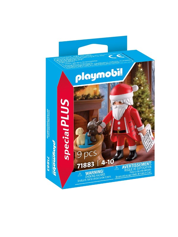 Playmobil Julenissen med ønskeliste