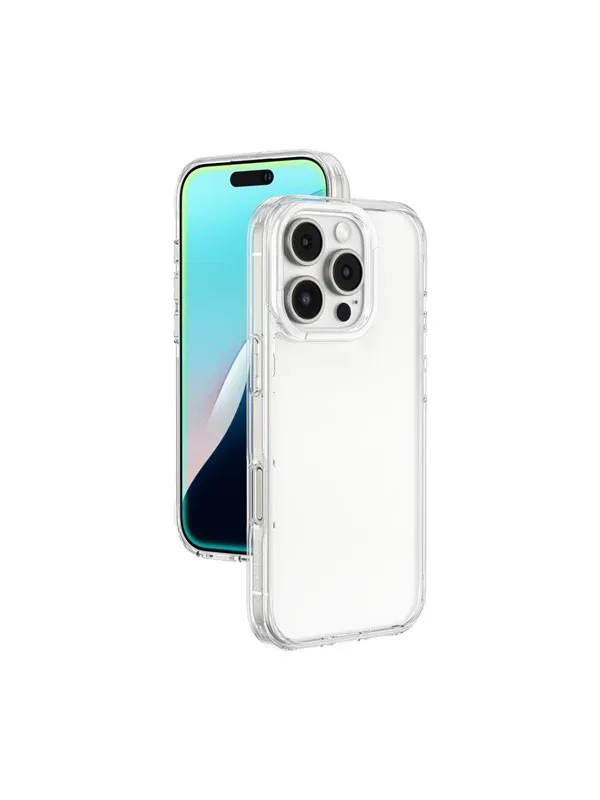 AmazingThing Minimal Case for iPhone 16 Pro Max Silicone Case - Transparent