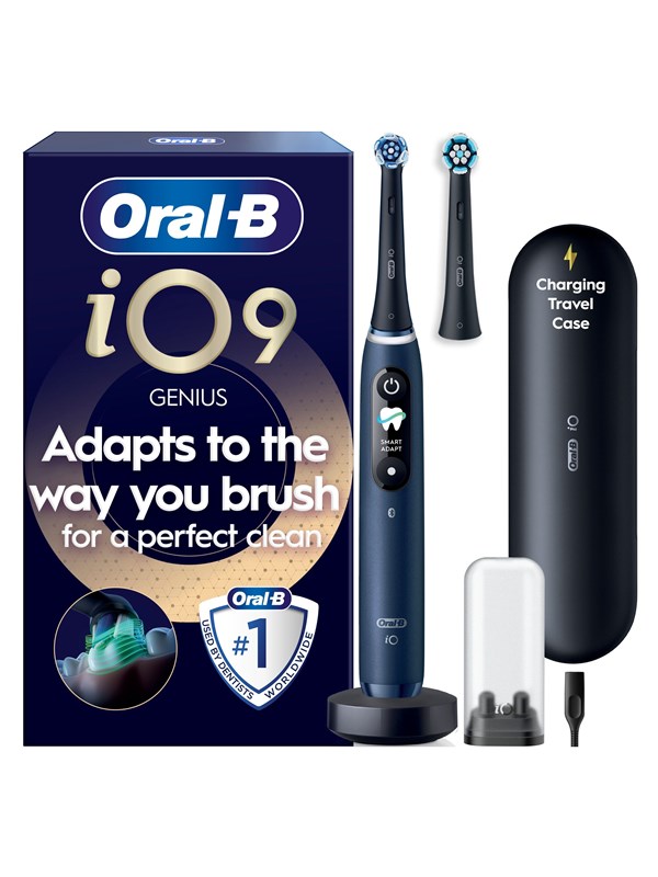 Oral-B Elektrisk tannbørste iO9 Sapphire Blue + 1 Extra Refill