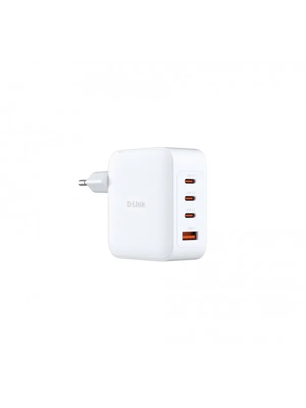 D-Link DCP-101 power adapter - GaN - 3 x USB-C USB Type A - 100 Watt