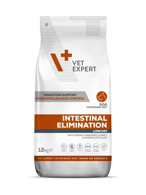 VetExpert Veterinary Diet Intestinal Elimination Low fat Dog - dry dog food - 12kg