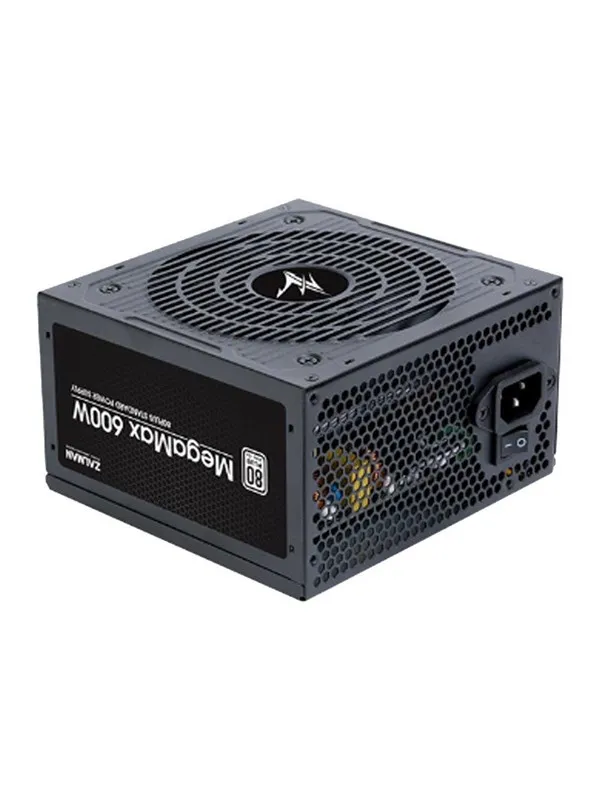 Zalman MegaMax Strømforsyning (PSU) - 600 Watt - 120 mm - ATX 2.31 - 80 Plus White sertifisert