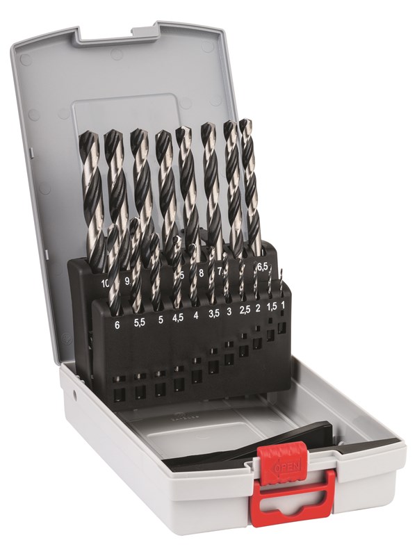Bosch HSS spiralbor PointTeQ 19 stk. ProBox