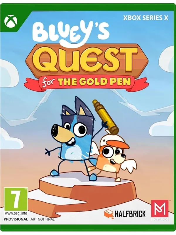 Bluey's Quest for the Gold Pen - Microsoft Xbox Series X - Eventyr