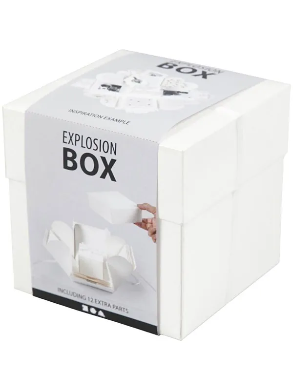 Creativ Company Explosion box - White