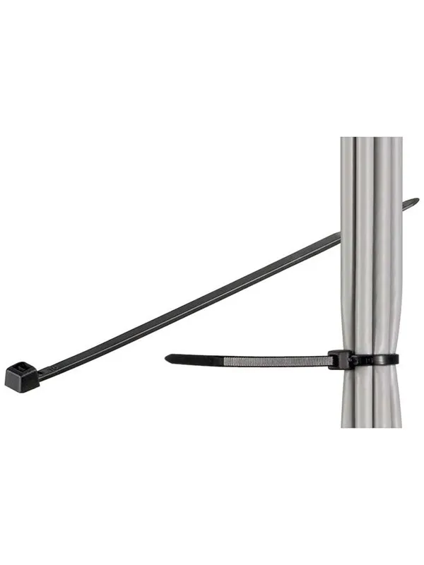 Pro Cable Ties Black - 2.5mm/100mm