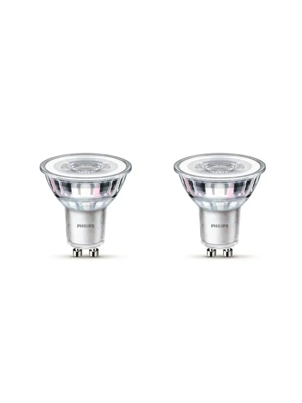 Philips LED-lyspære Classic 4.6W/840 (50W) 36° 2-pack GU10