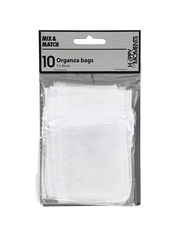 Creativ Company - Organza Bags with Ribbon Closure