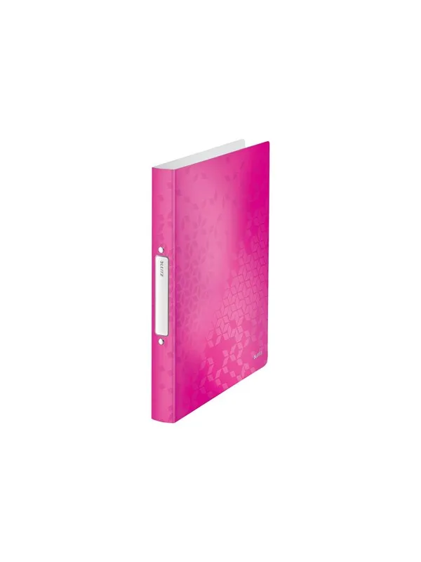 Leitz Ringperm  WOW PP A4 2RR/25mm Rosa