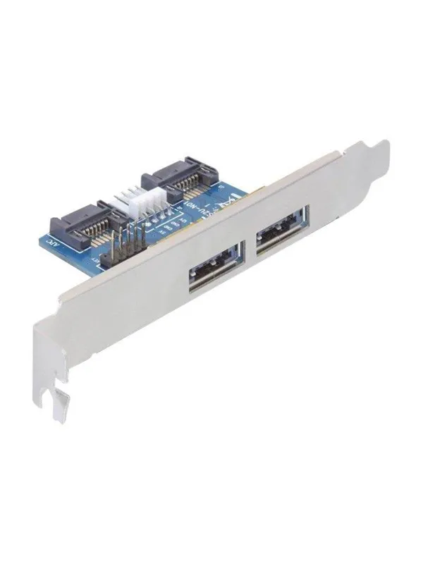 DeLOCK Slot bracket 2x eSATAp 5V/12V with Low Profile Bracket