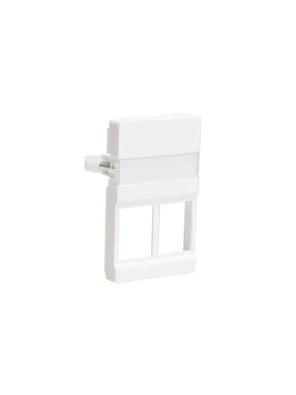 Belden Outlet 2xrj45 50x77mm white cdt design f