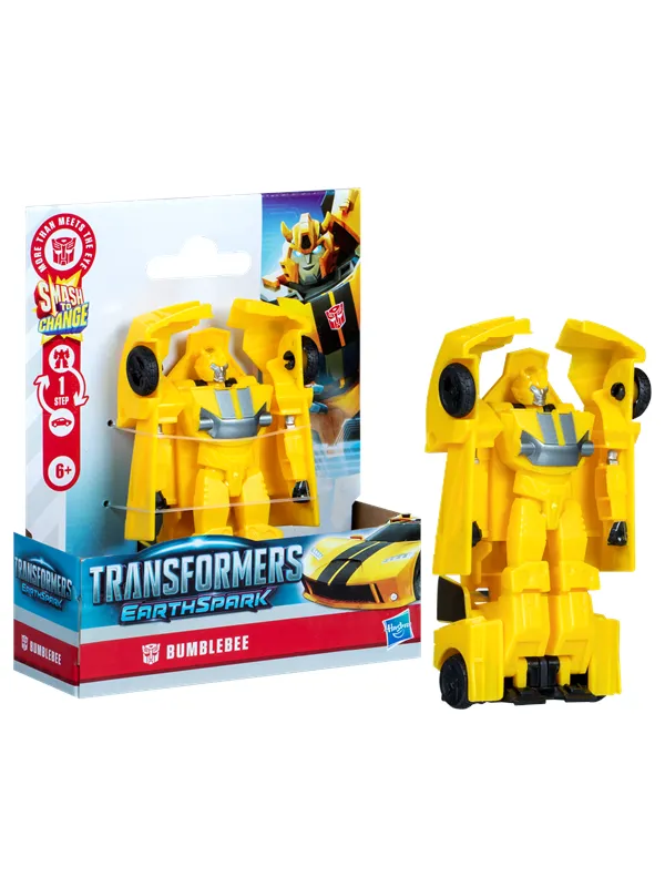 Transformers EarthSpark 1-Step Smash Changers Bumblebee 10 cm