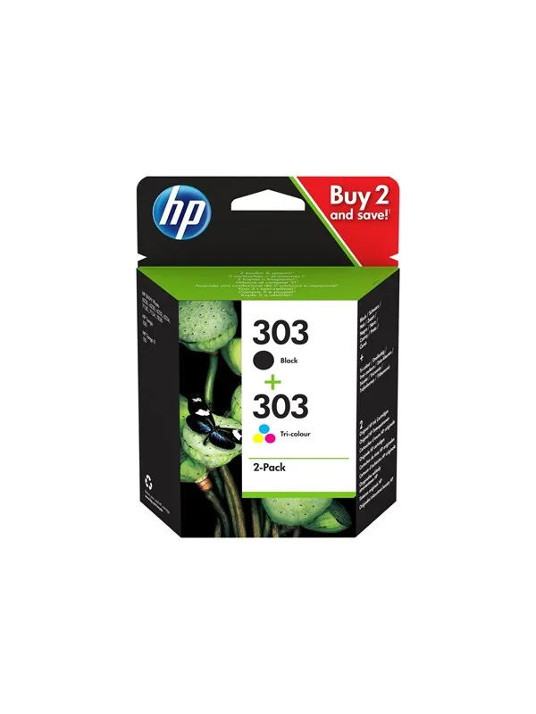 HP 303 / 3YM92AE 2-Pack Black and Color Ink