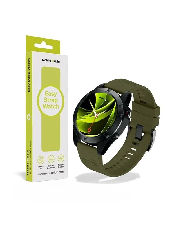 Mobile Origin Easy Strap Watch 22mm Dark Green