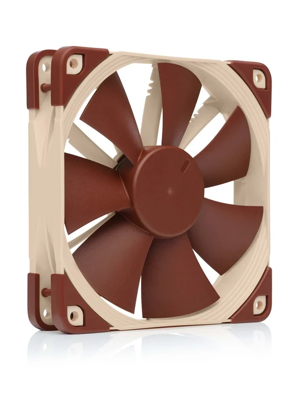 Noctua NF-F12 5V PWM - Kabinettvifte - 120mm - Brun - 22 dBA