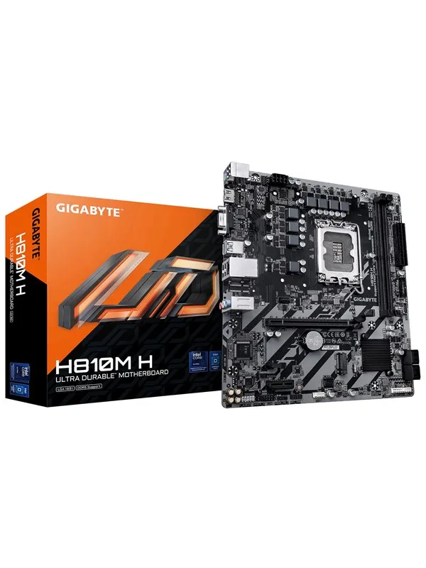 GIGABYTE H810M H Hovedkort - Intel H810 - Intel LGA1851 - DDR5 RAM - Micro-ATX