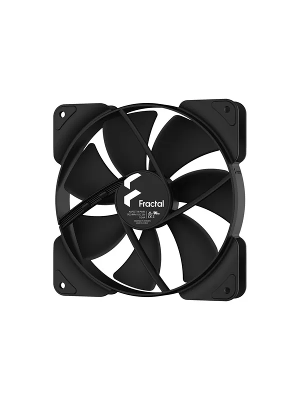 Fractal Design Aspect 14 PWM - Kabinettvifte - 140mm - Svart