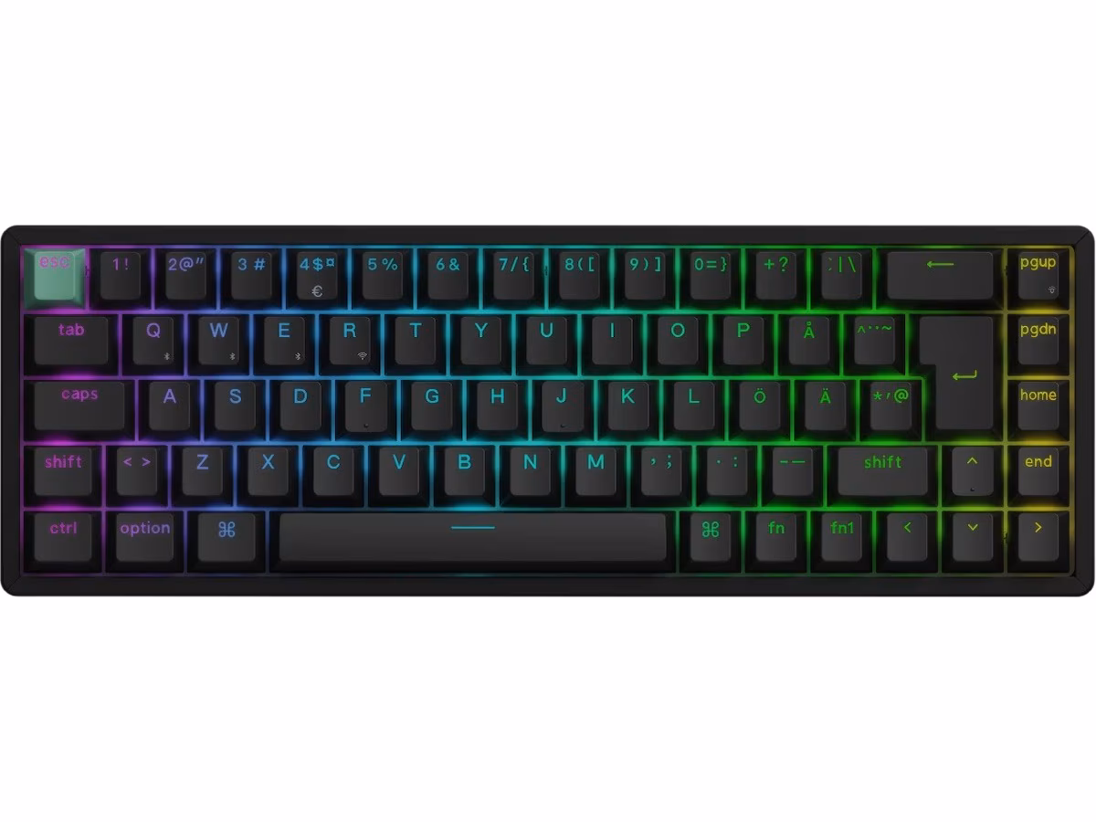 Keychron K6 HE Trådløst Gamingtastatur (sort)
