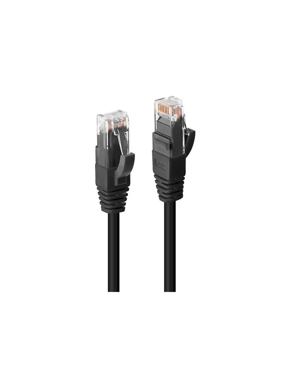 Lindy Premium patch cable - 1 m - black - Svart - 1m