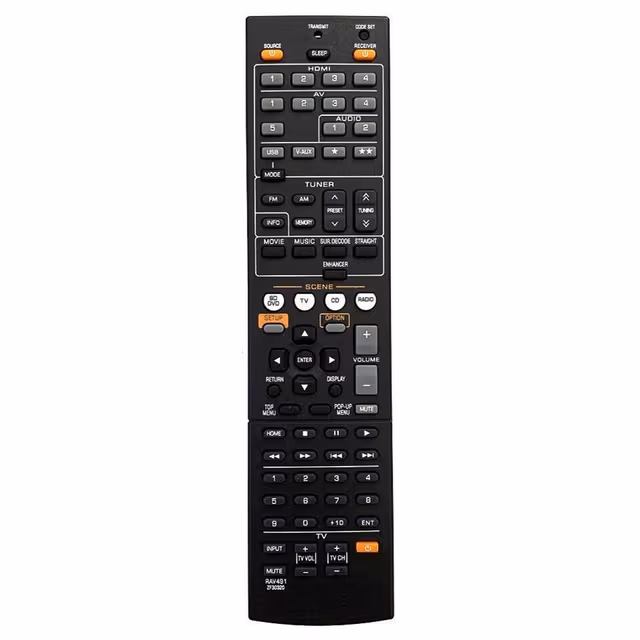 RAV491 ZF30320 TV fjernkontroll erstatning for Yamaha TV