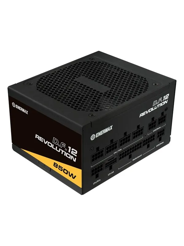 Enermax Revolution D.F.12 ETV850G Strømforsyning (PSU) - 850 Watt - 100 mm - ATX 3.1 - 80 Plus Gold sertifisert