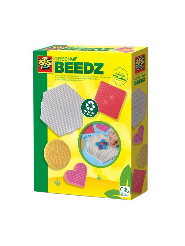 SES Creative Green Beedz - Fuse Beads Shelves 4pcs.