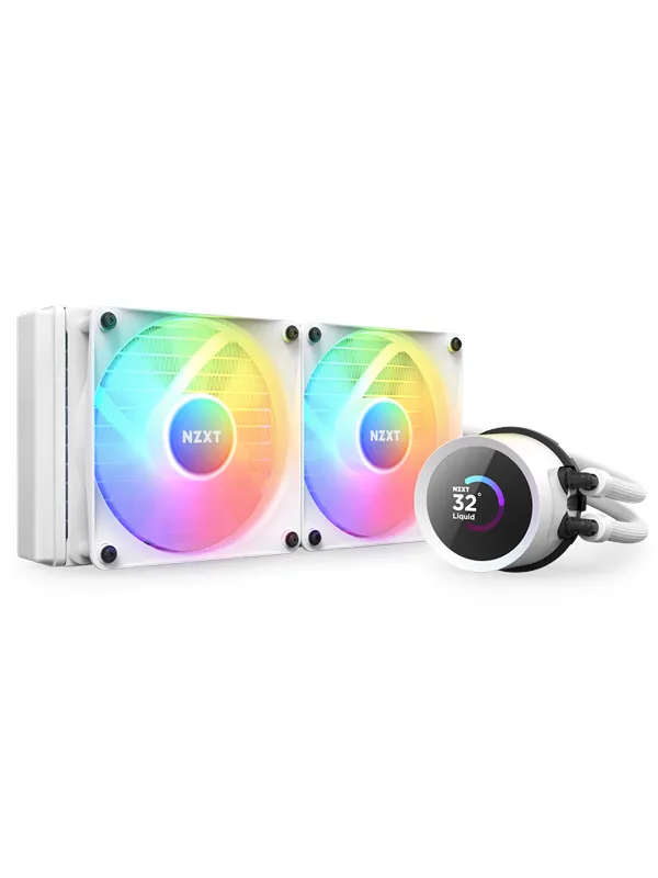 NZXT Kraken 240 White RGB - CPU Vannkjøling - Max 31 dBA