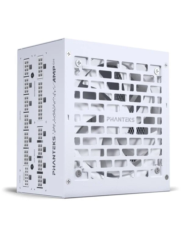 Phanteks AMP GH 1000W White Strømforsyning (PSU) - 1000 Watt - 120 mm - ATX 3.1 - 80 Plus Gold sertifisert