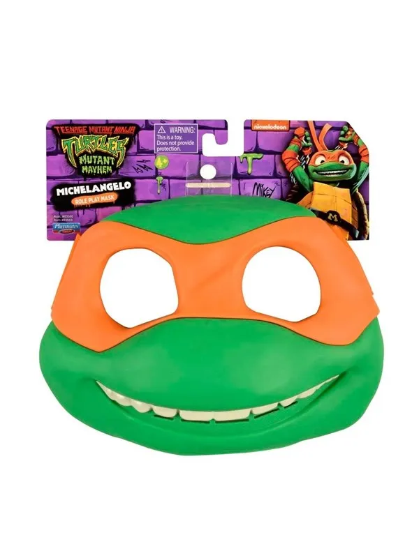 Playmates Toys Turtles Mutant Mayhem Michelangelo Maske