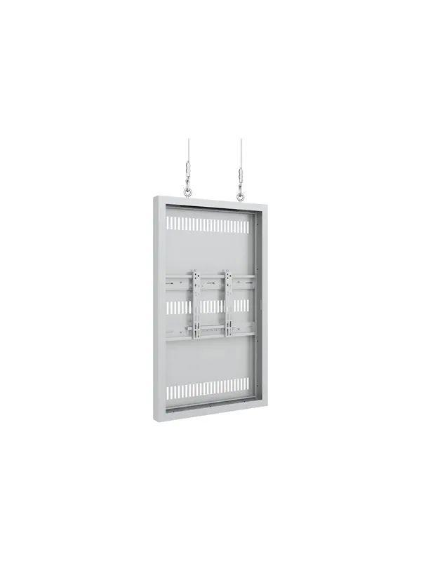 Multibrackets M Pro Series enclosure - for digital signage panel - wire slim small - white - Max 40 kg - recommended for 43"