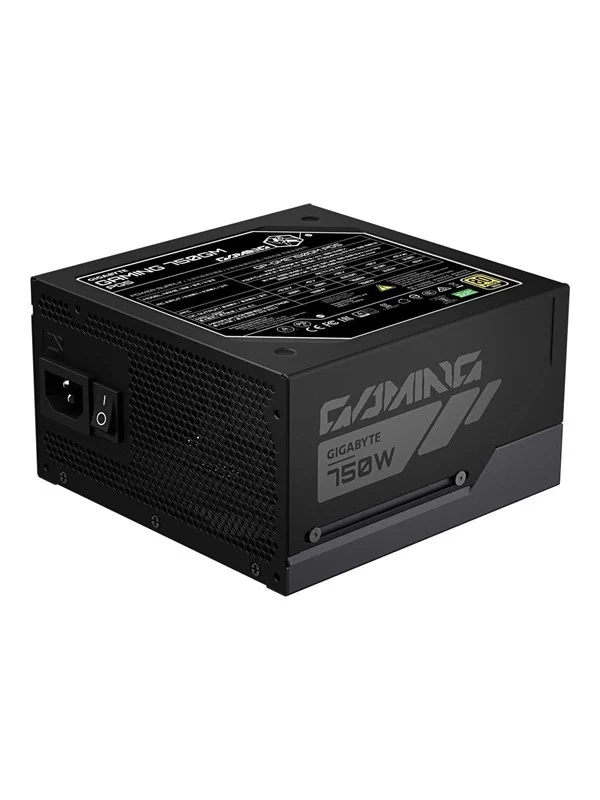 GIGABYTE GAMING 750GM PG5 Strømforsyning (PSU) - 750 Watt - 135 mm - ATX - 80 Plus Gold sertifisert