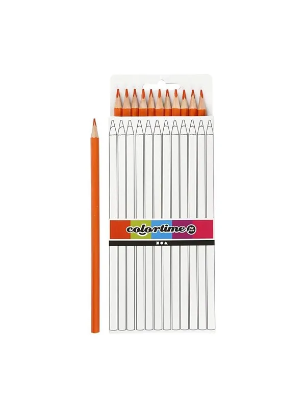 Creativ Company Triangular colored pencils - Orange 12pcs.