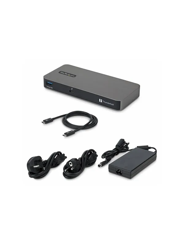 StarTech.com Startech - docking station - USB4 / Thunderbolt 4 / Thunderbolt 5 - 3 x Thunderbolt 5