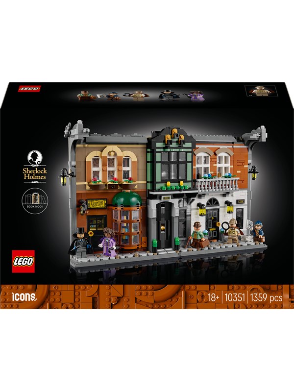 LEGO Icons 10351 Sherlock Holmes: Bokstøtte