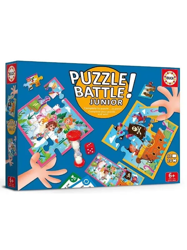 Educa Puzzle Battle Junior - Animals