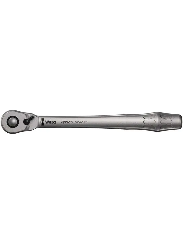 Wera 8004 C Zyklop Metal Ratchet with switch lever and 1/2" drive