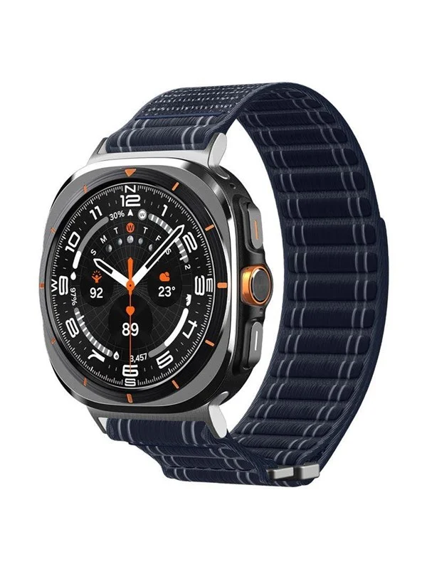 Spigen Fabric Band (hook-and-loop) - navy - Samsung Galaxy Watch Ultra 47mm
