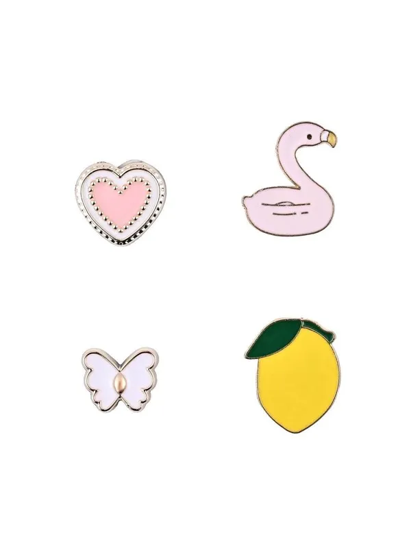 ONSALA Charms Pimp Your Phone Metal and Plastic 4pcs