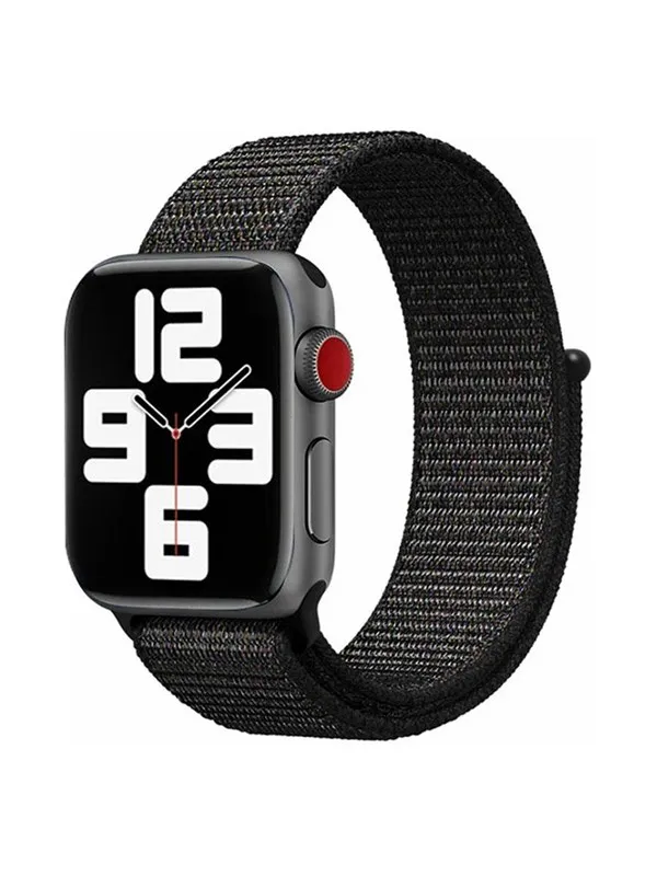 Lippa Apple Watch Nylon Strap 42/44/45/49 - Black