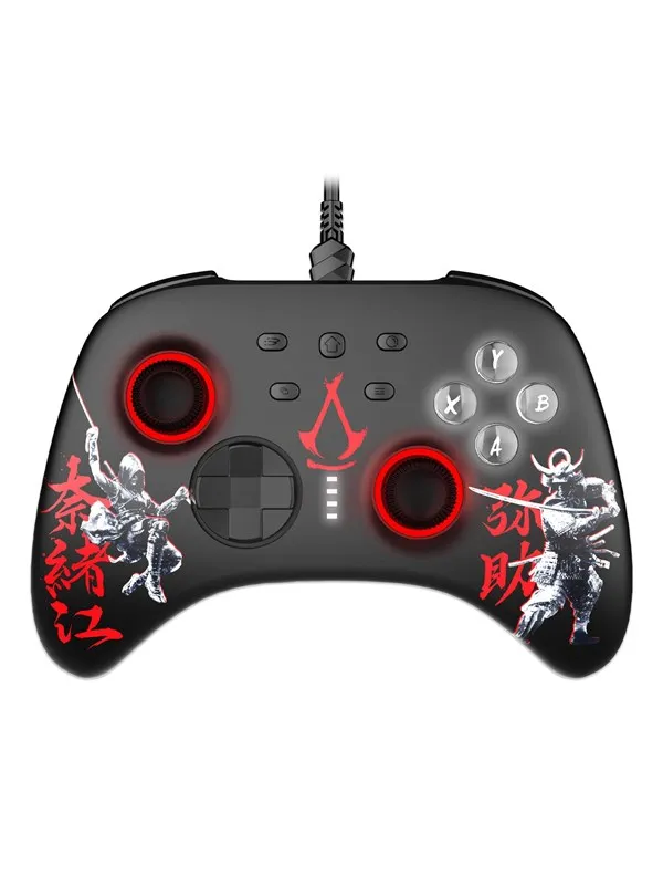 Freaks And Geeks Wired Controller with 1.8m Cable - Assassin's Creed Shadows - Wired Controller - Nintendo Switch
